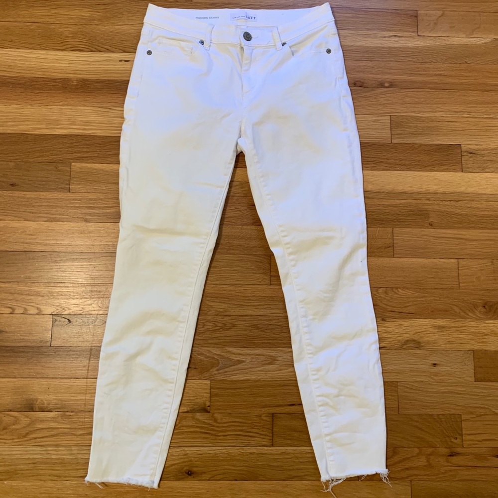 White jeans